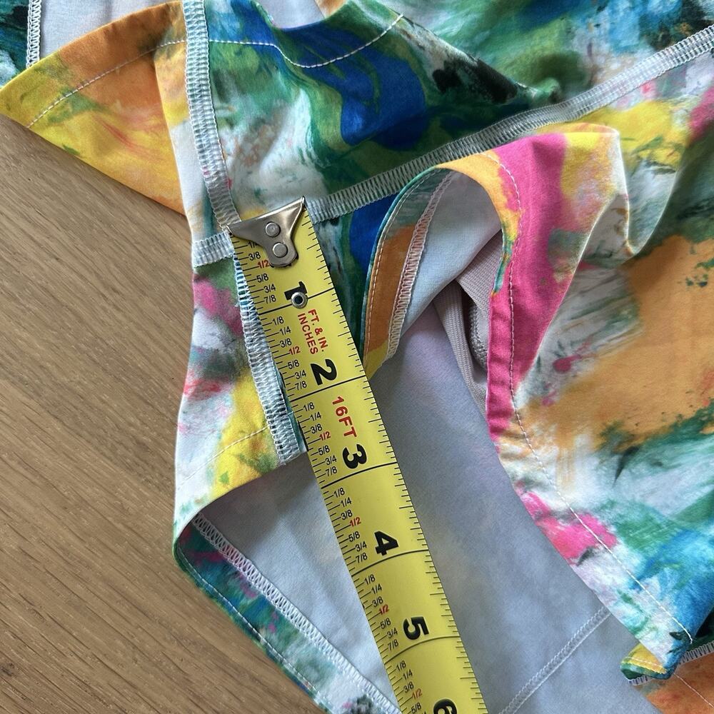 Lululemon Speed Up Shorts Multi Colored Size 8 Athletic Gorpcore Running Indie - Picture 15 of 15